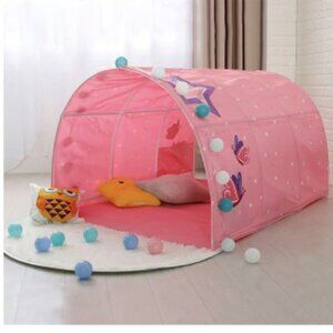 J'adore Paris Magical Princess Bed Tent / Pink / Fits Standard Twin Bed